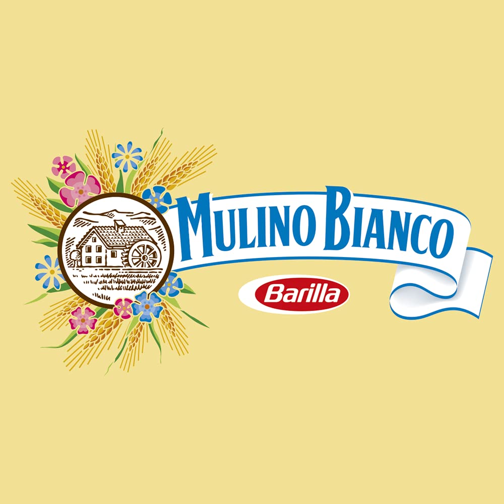 Mulino Bianco Biscotti Baiocchi con Crema alla Nocciola e Cacao per Colazione e Snack Dolce per la Merenda - 168 gr
