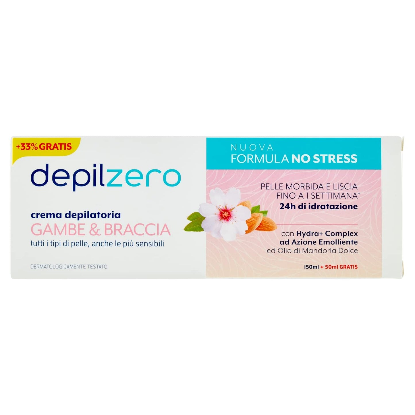 Depilzero Crema Depilatoria Gambe & Braccia, 200ml