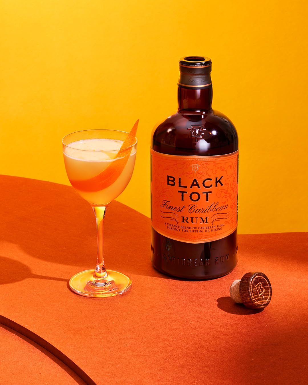 Black Tot Caribbean Rum - 700 ml, con astuccio