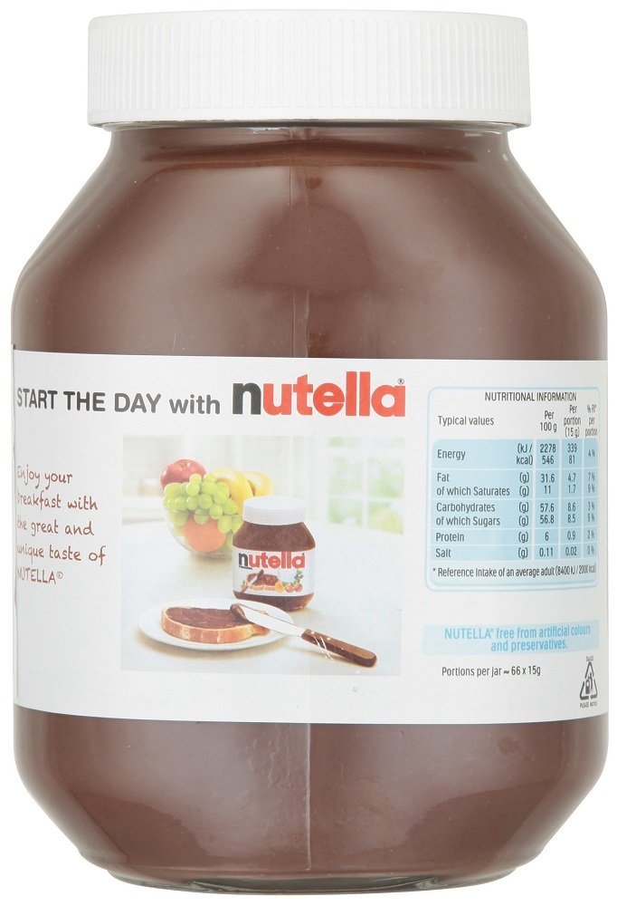 Nutella Crema Spalmabile alla Nocciola e Cioccolato 1kg Confezione da 2