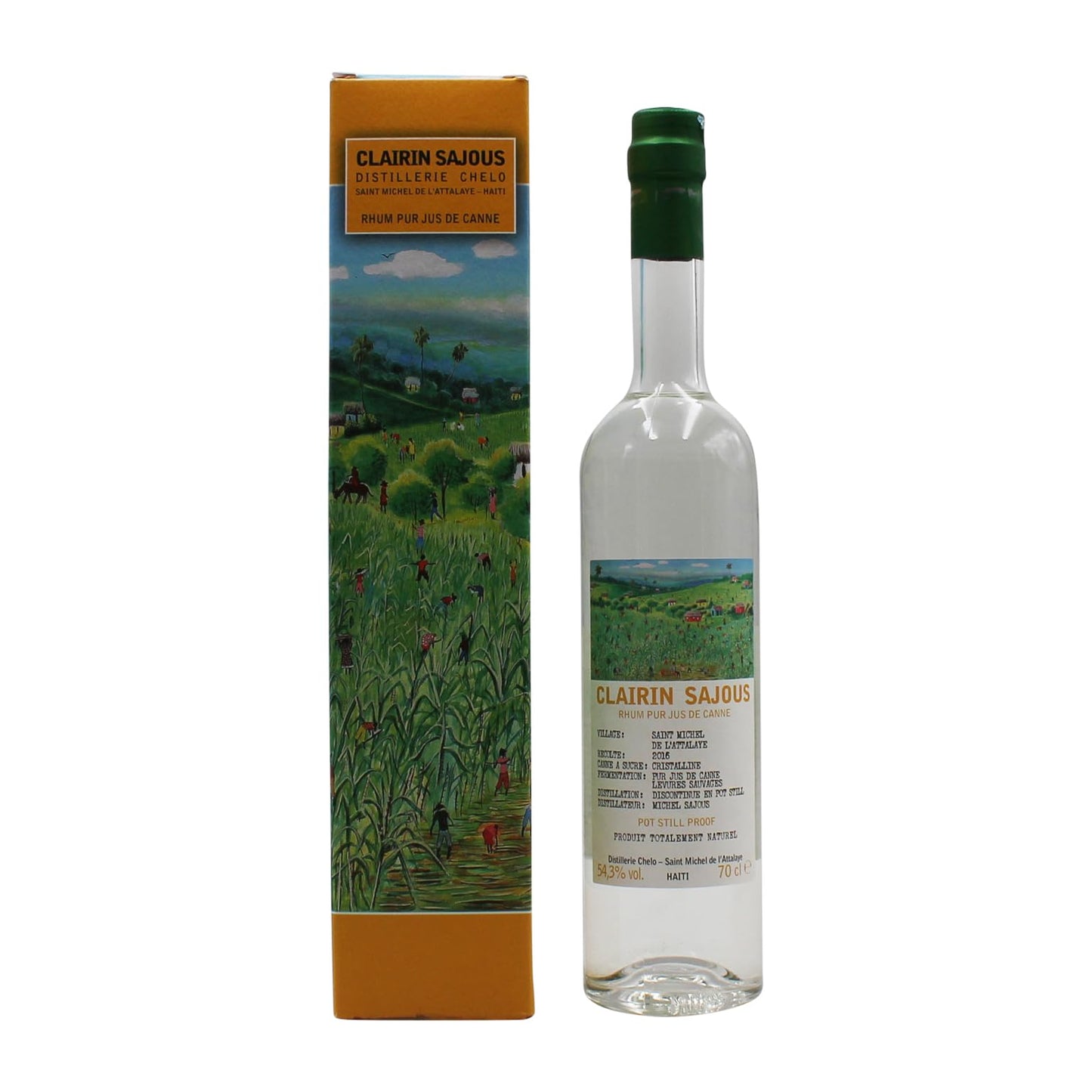 Clairin Sajous Rum 56,5% Vol. 0,7l in Giftbox