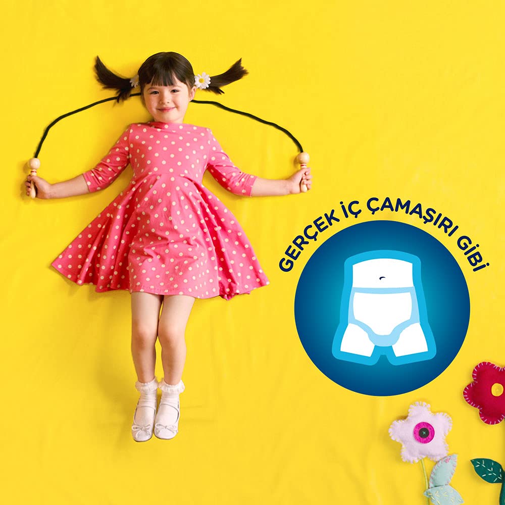 Huggies DryNites - Pannolini da notte ad alta assorbenza, per bambine 4-7 anni, 1 confezione da 10 (17-30 kg)