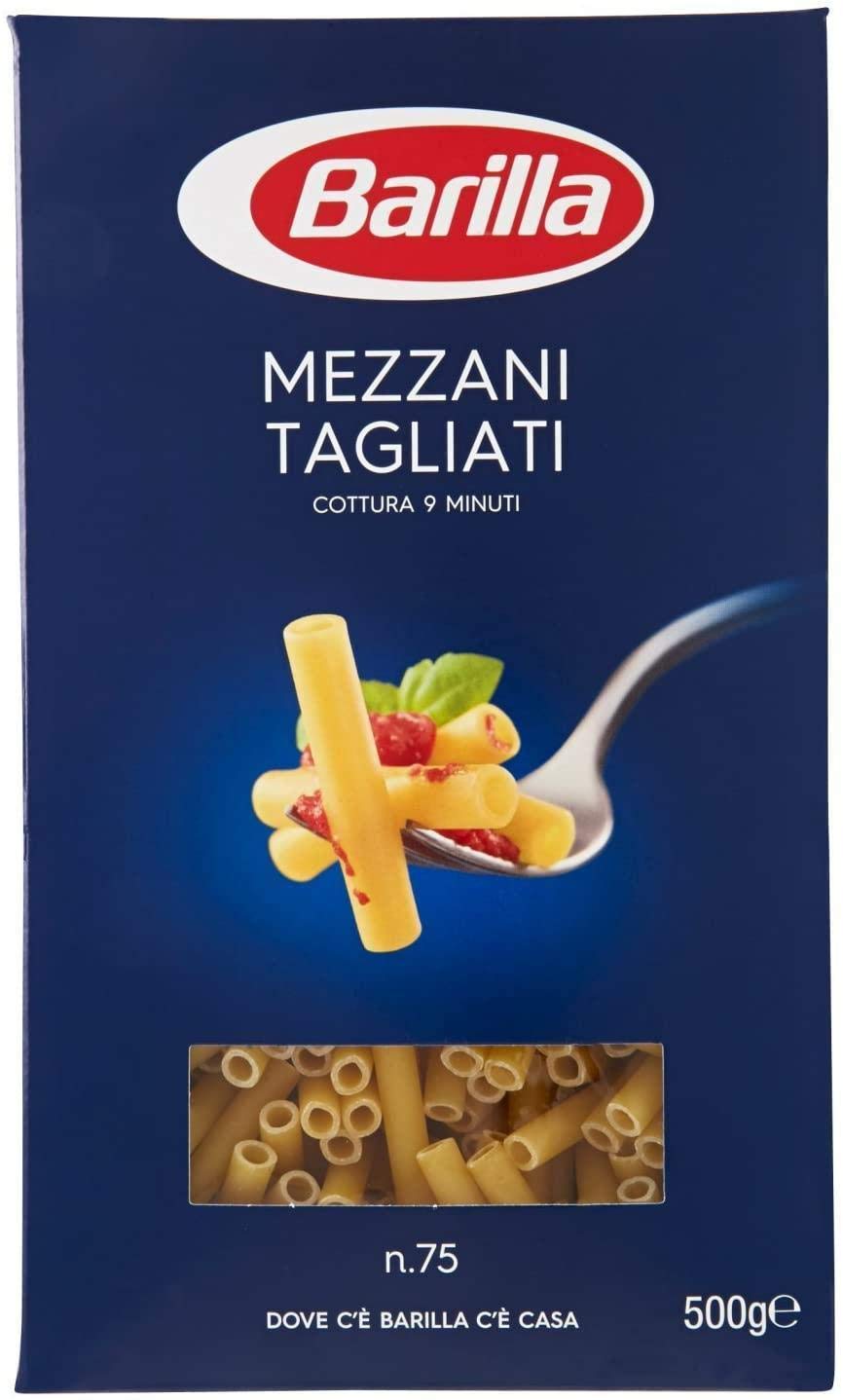 10x Barilla Mezzani Tagliati Italian Pasta No. 75 500 g