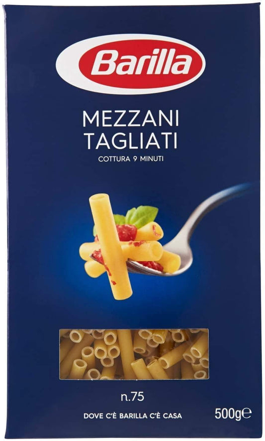 10x Barilla Mezzani Tagliati Italian Pasta No. 75 500 g