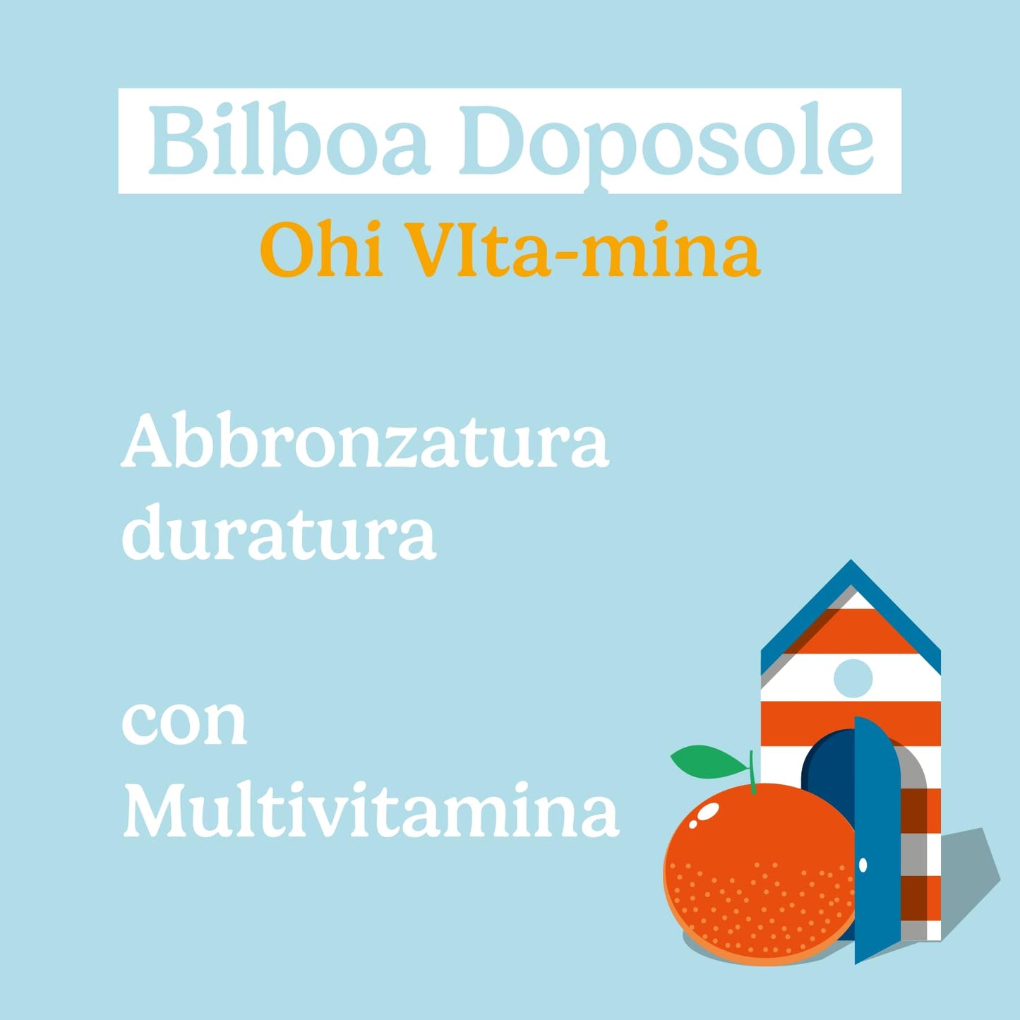 Bilboa, Doposole Ohi Vita-mina, Abbronzatura Duratura con Multivitamina, Pelle idratata, Tintarella fortunata, Dermatologicamente Testato - 200 ml