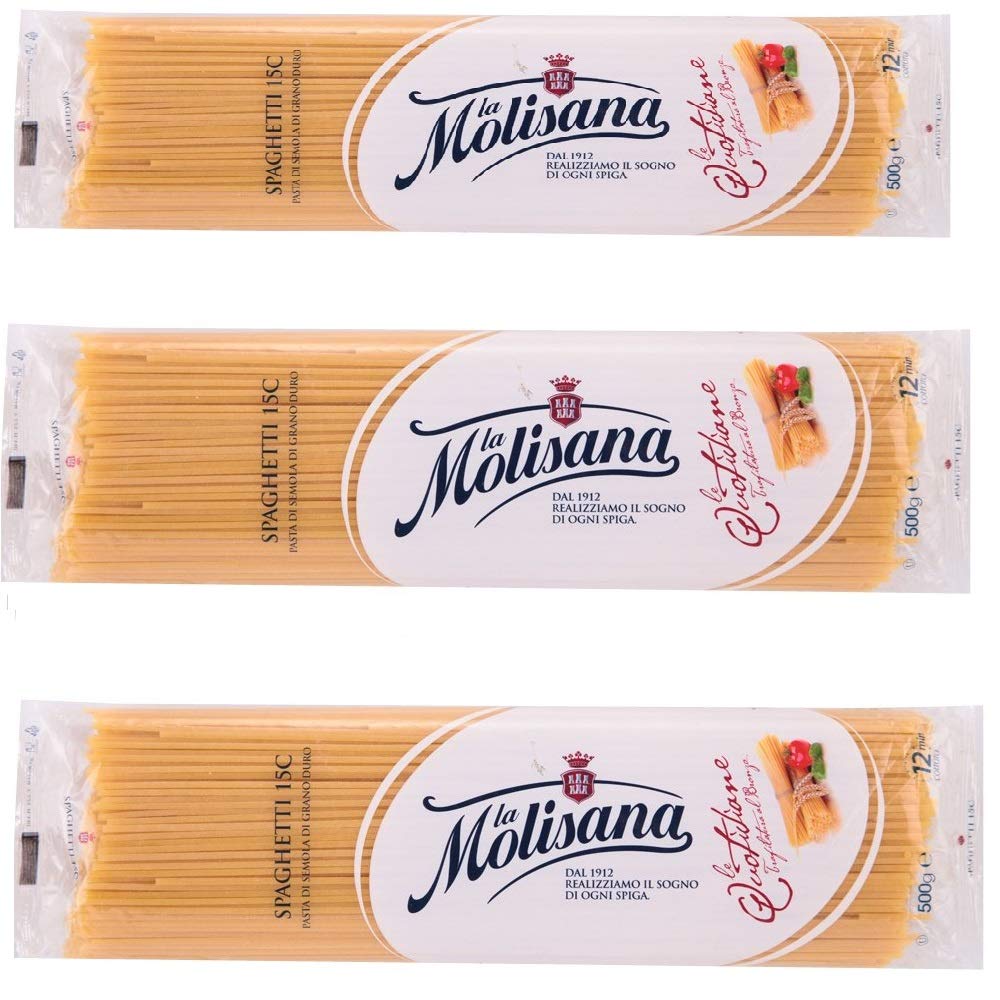 6 confezioni di spaghetti la molisana n 15 (3 kg)