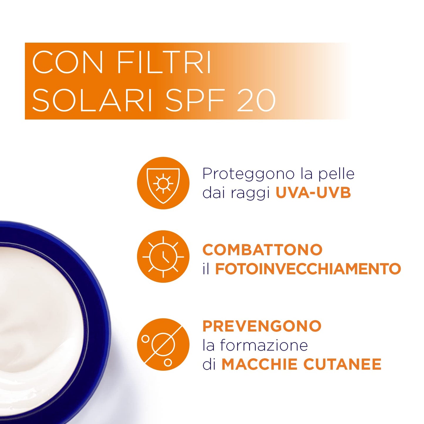 Acqua alle Rose, Crema Viso Illuminante Antirughe con Vitamina C di Rosa Canina e Vitamina C Micellare, Antirughe, Antimacchie, Antiossidante e Illuminante, SPF20, Pelle Elastica e Radiosa - 50 ml