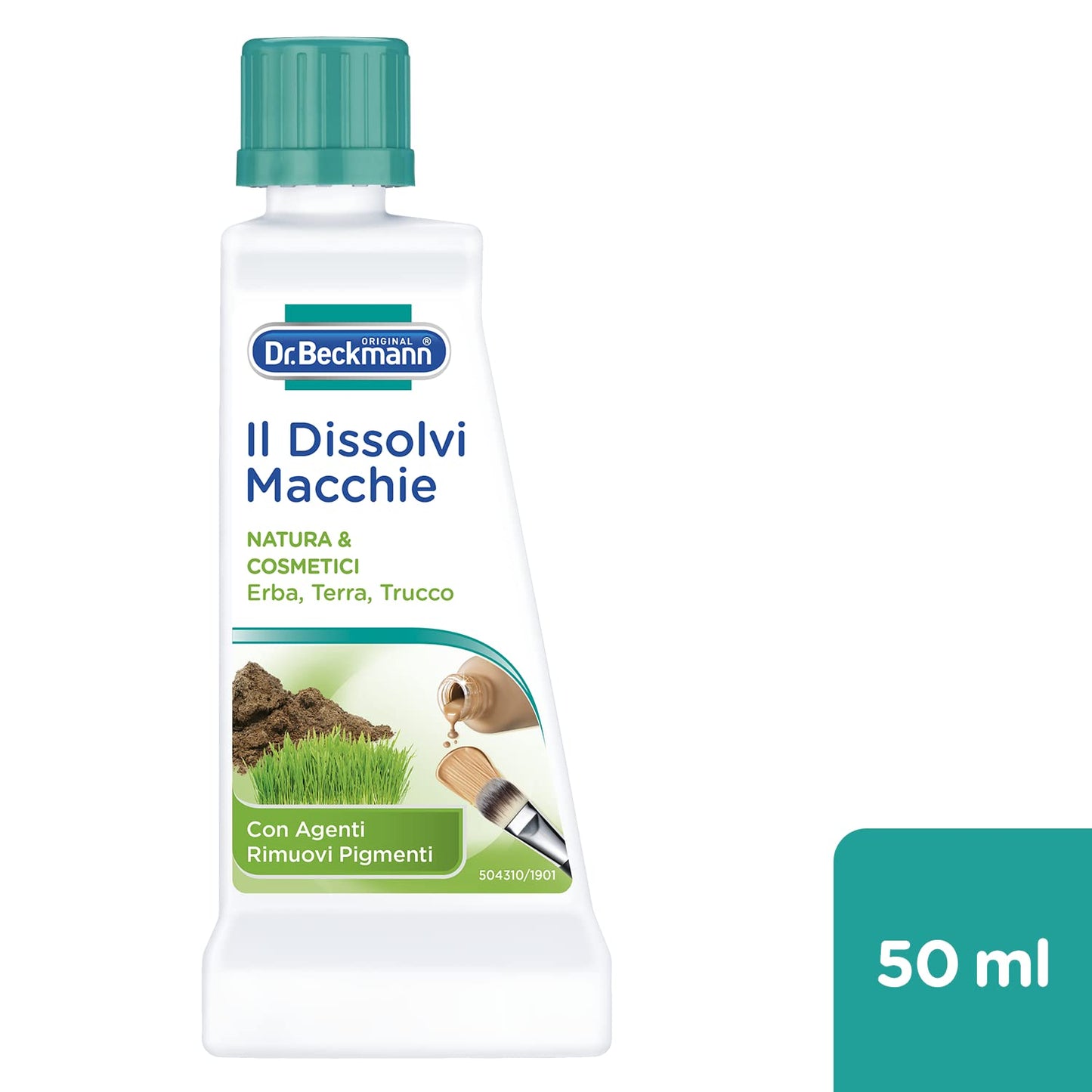 Dr. Beckmann Il Dissolvi Macchie Natura & Cosmetici, Lo smacchiatore specifico contro macchie di erba, terra e make-up 50 ml