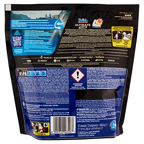 Finish DISHWASHER_DETERGENT Limone | 22 unità (Confezi. da 1)
