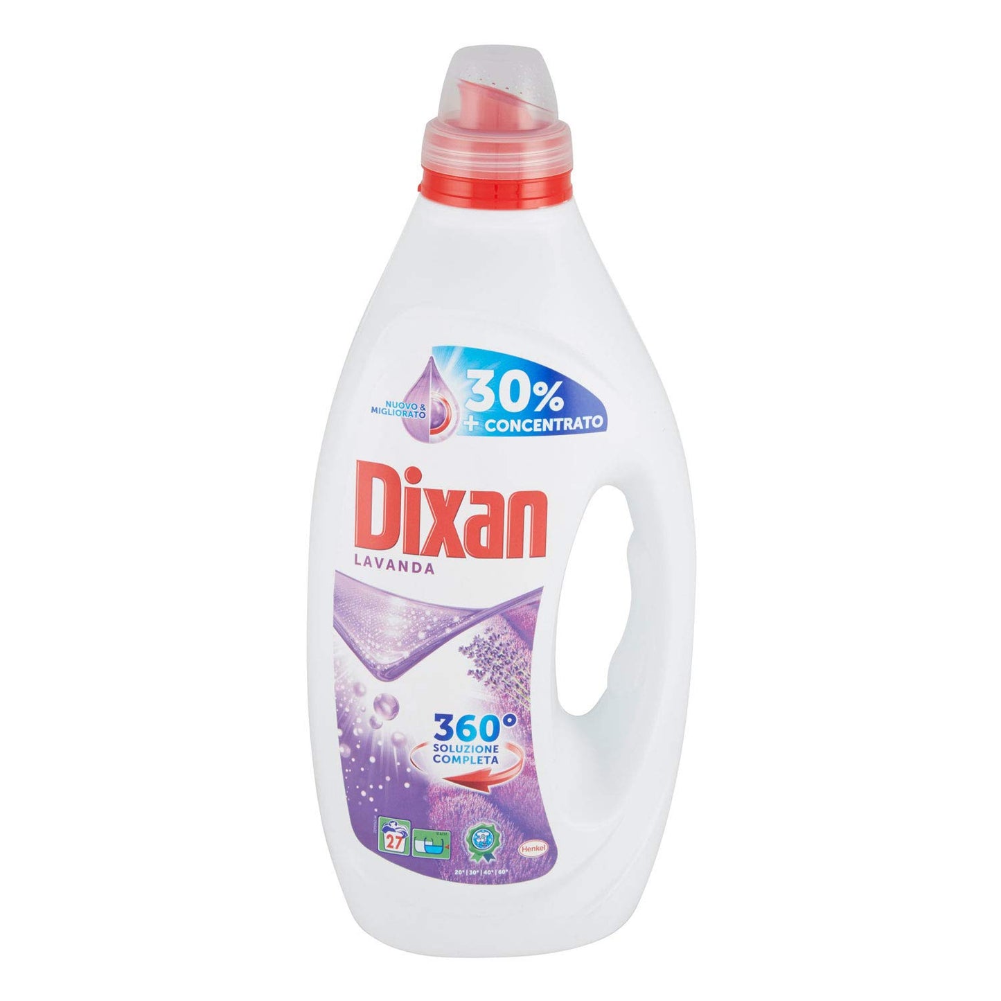 Dixan Detersivo Liquido, Lavanda, 27 Lavaggi, 1.350L