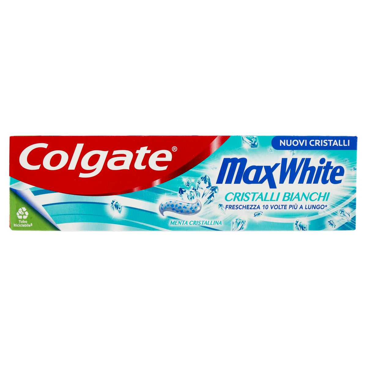 Colgate Dentifricio Sbiancante Max White Cristalli Bianchi, 75ml