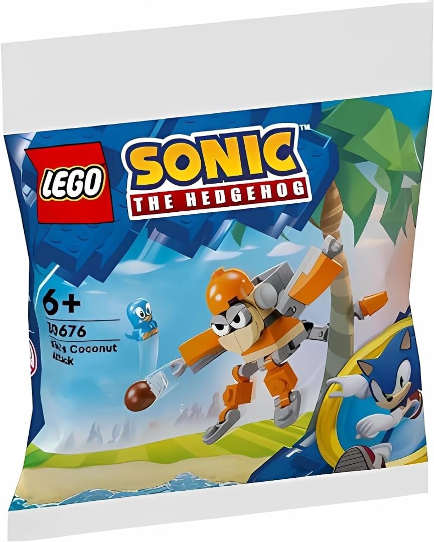 LEGO POLYBAG Sonic - attacco con le noci di cocco di Kiki 30676