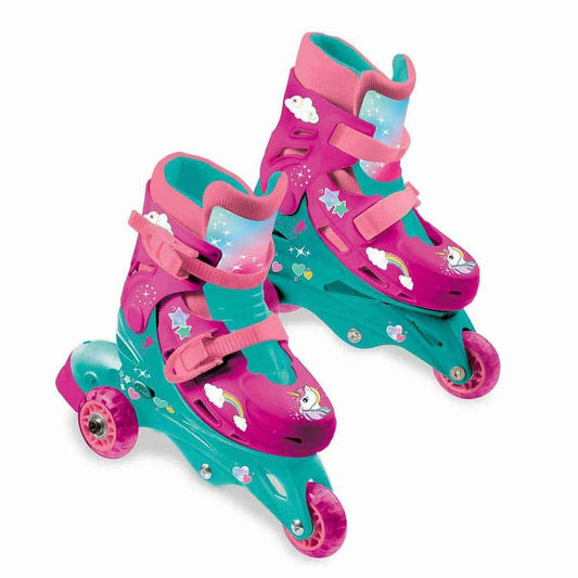 UNICORN INLINE SKATES Pattini in linea doppia funzione Size "S" dal 29 al 32