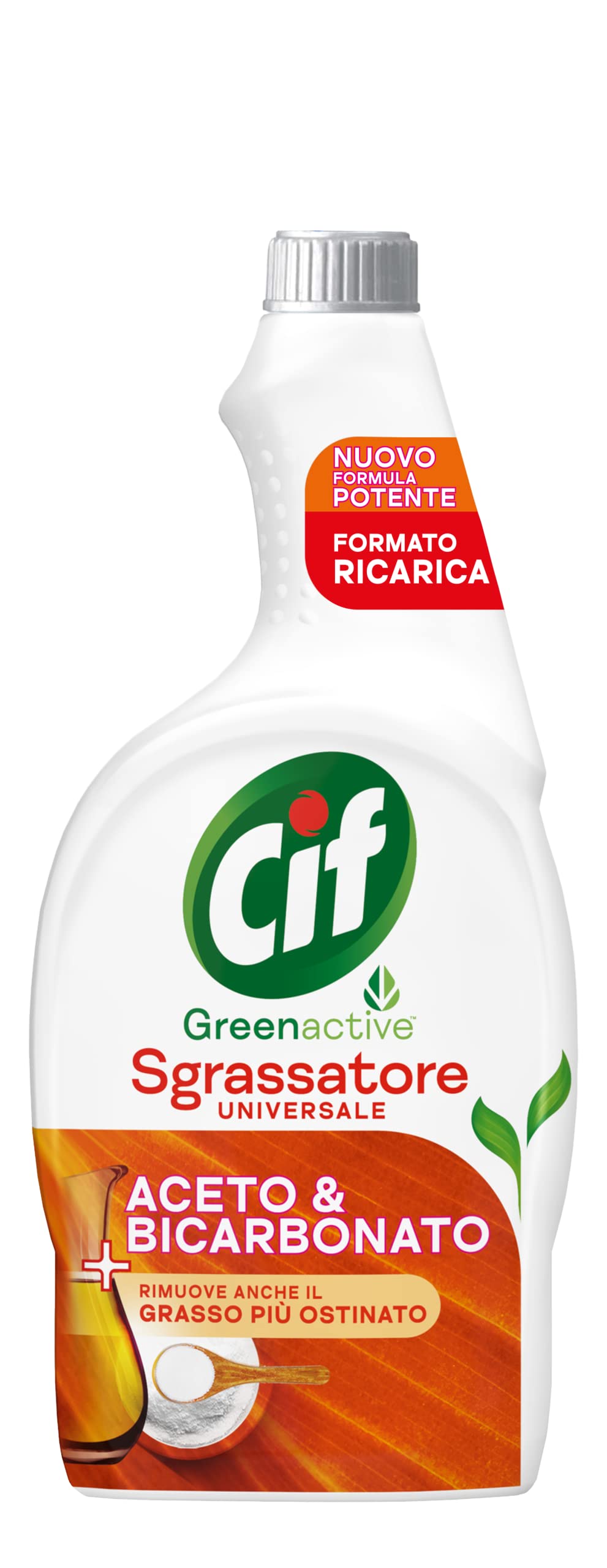 Cif Spray Sgrassatore Universale Aceto&Bicarbonato Ricarica 650ML