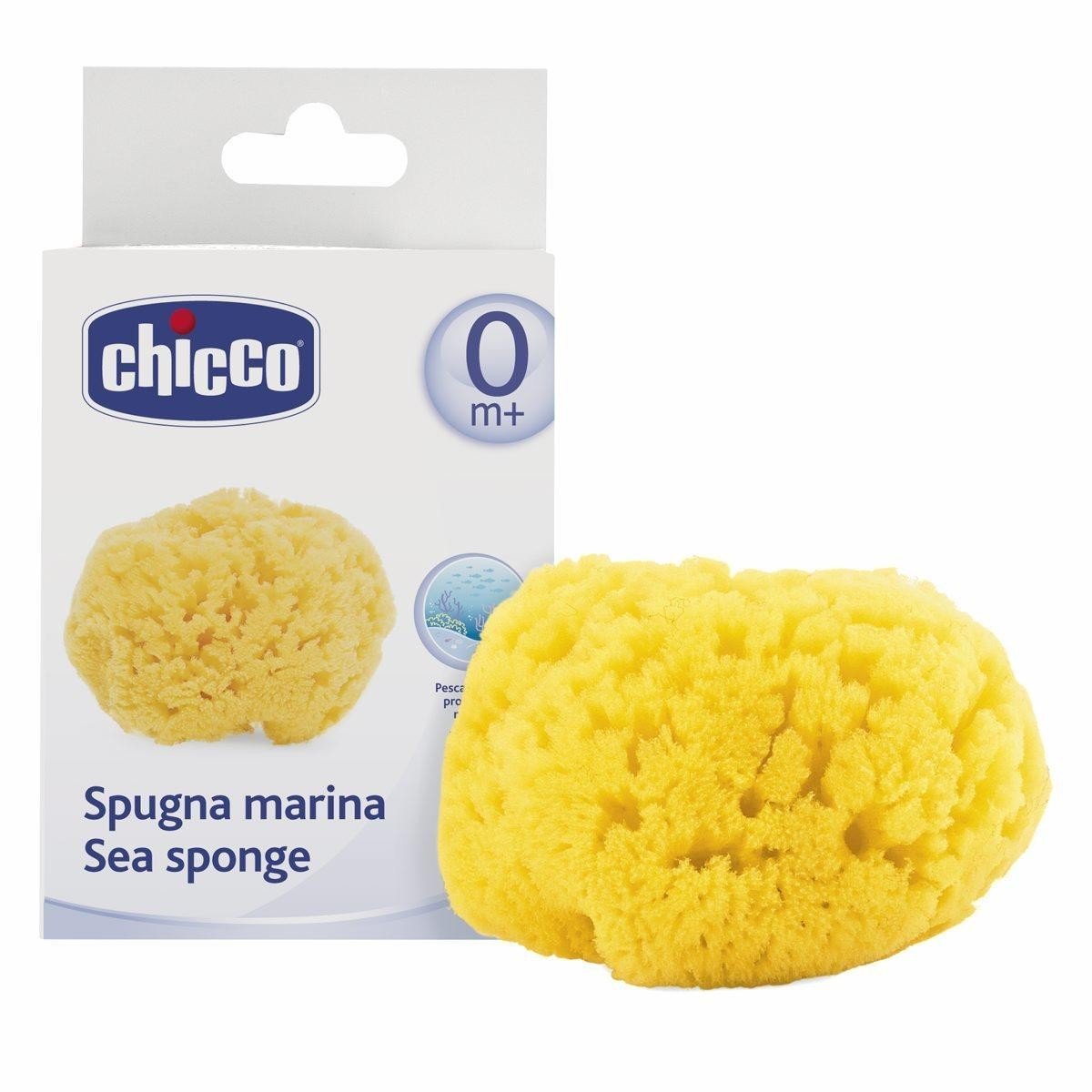 Chicco Igiene e benessere Spugna marina, 100% naturale, 0 + mesi