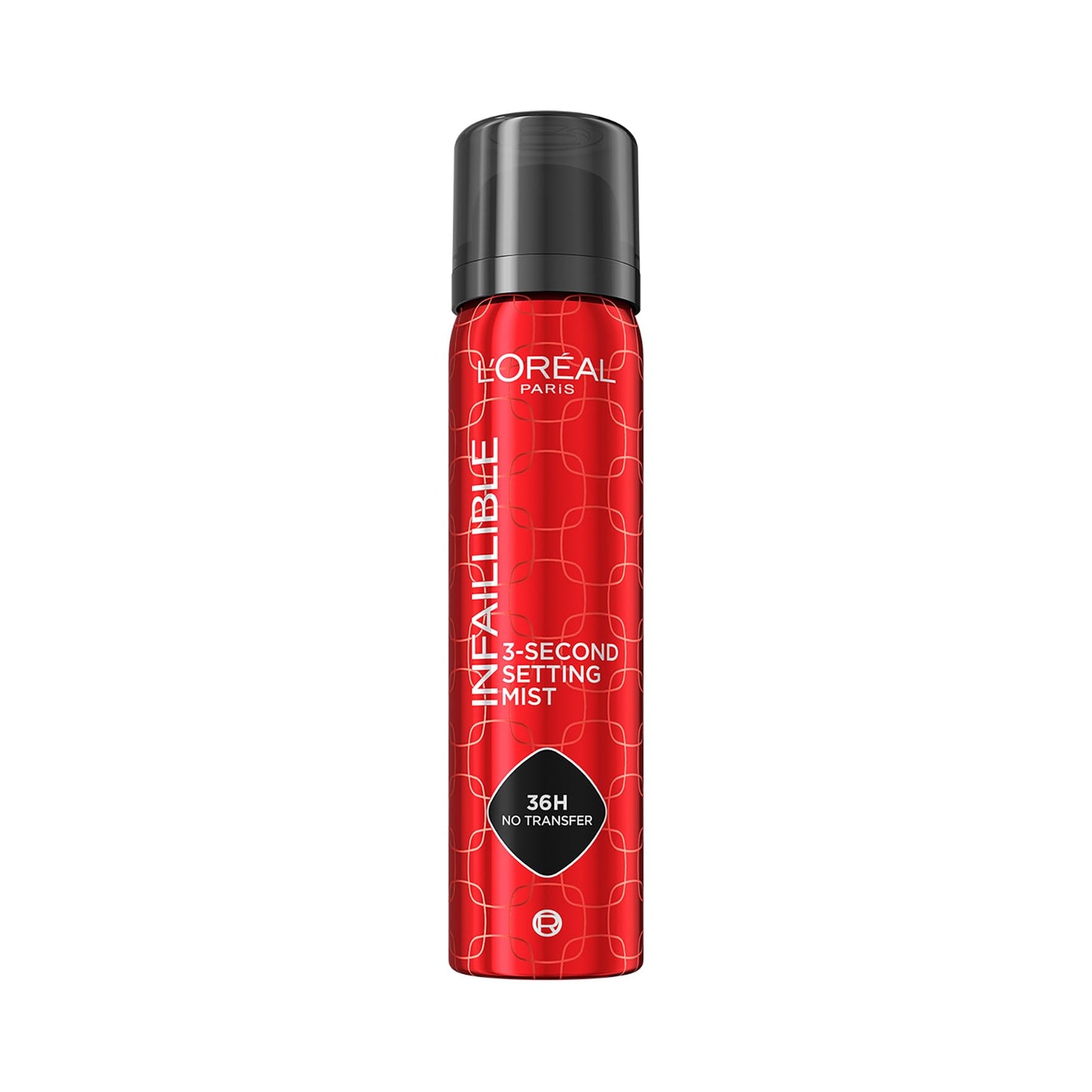L'Oréal Paris, Spray Fissante per il Make-Up, No Transfer, Ad Asciugatura Rapida, Tenuta Fino a 36H, Infaillible 3-Second Face Setting Mist, 75 ml