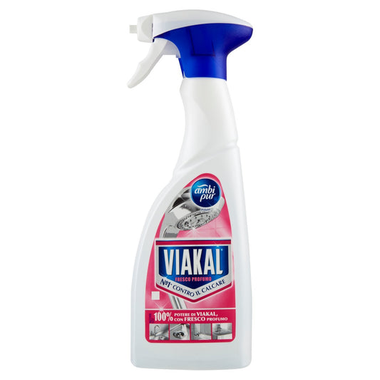 Viakal – Detersivo, contro il calcare, Profumo Fresco – 500 ml – [Confezione da 6]