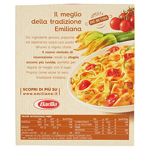 Barilla - Emiliane, Tagliatelle All'Uovo