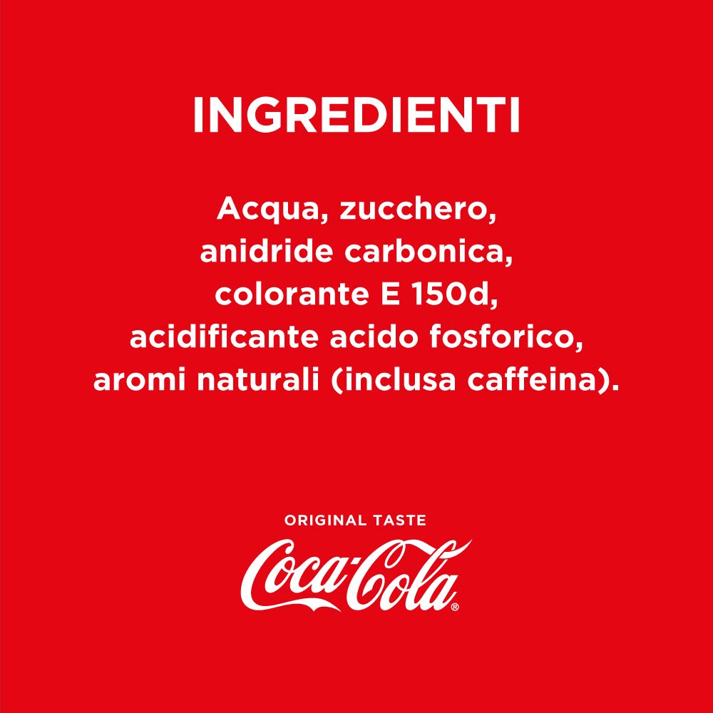 Coca-Cola Original Taste, Tutto il Gusto Originale di Coca-Cola, Lattina 100% riciclabile - 6 Lattine da 330 ml