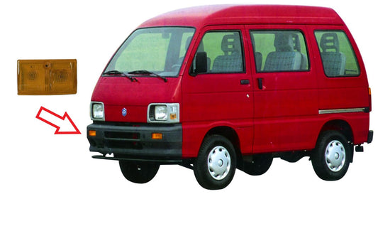 CG94 FANALE ANT. COMPATIBILE PIA_GGIO PORTER - LATO DESTRO ARANCIO