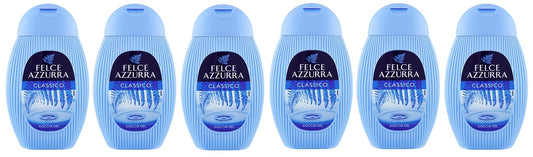 6x Felce Azzurra Classico Gel da Doccia - Doccia Gel Bagnoschiuma 250ml