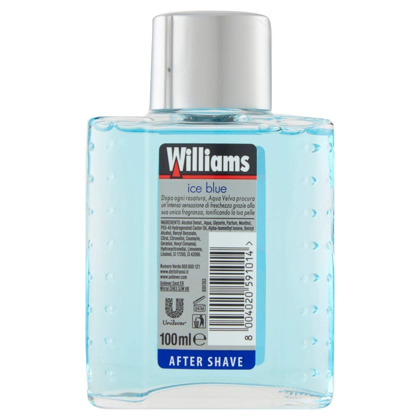 Williams Aquavelva Ice Blue, Dopobarba, 100 ml
