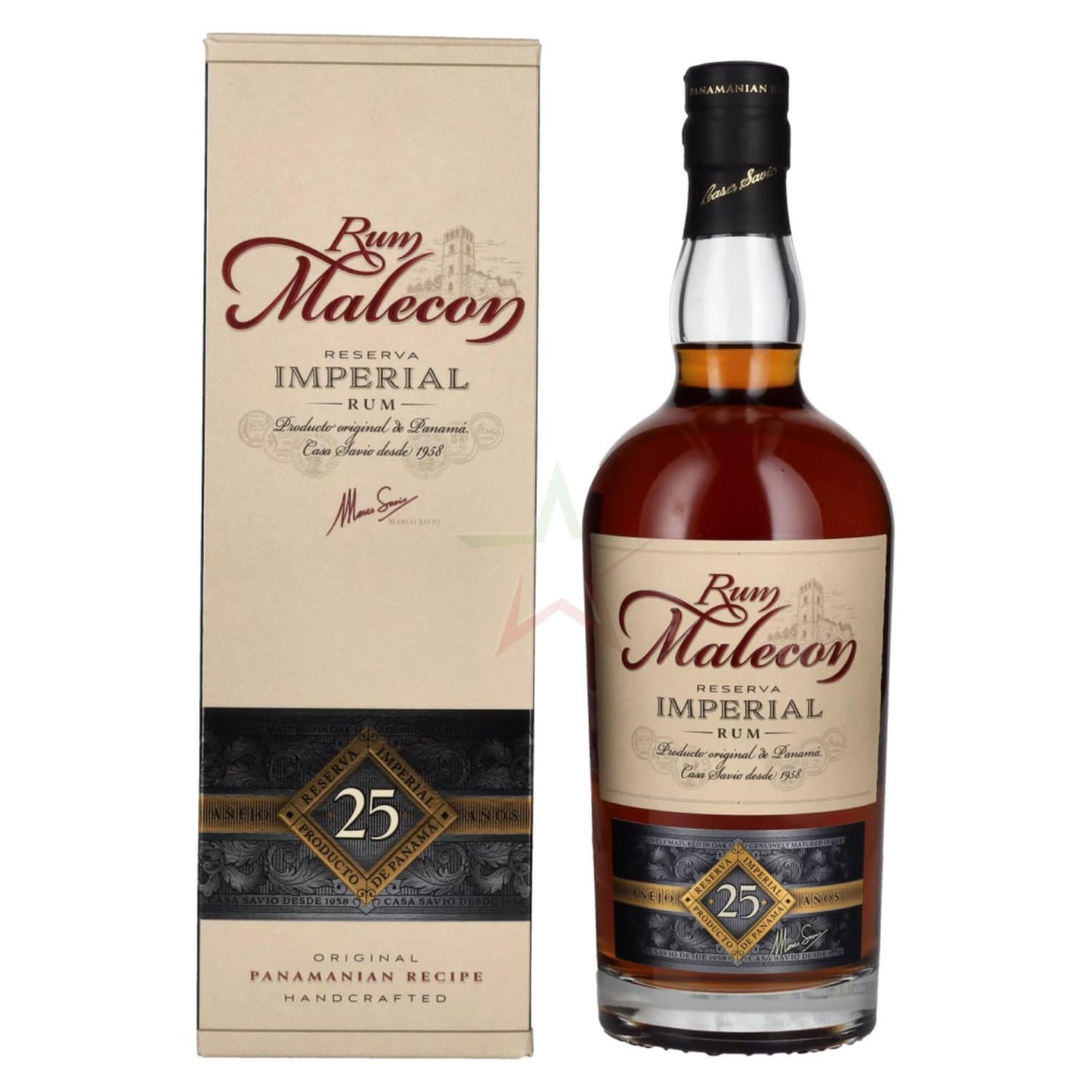 Rum Malecon Añejo 25 Años Reserva Imperial 40,00% 0,70 lt.