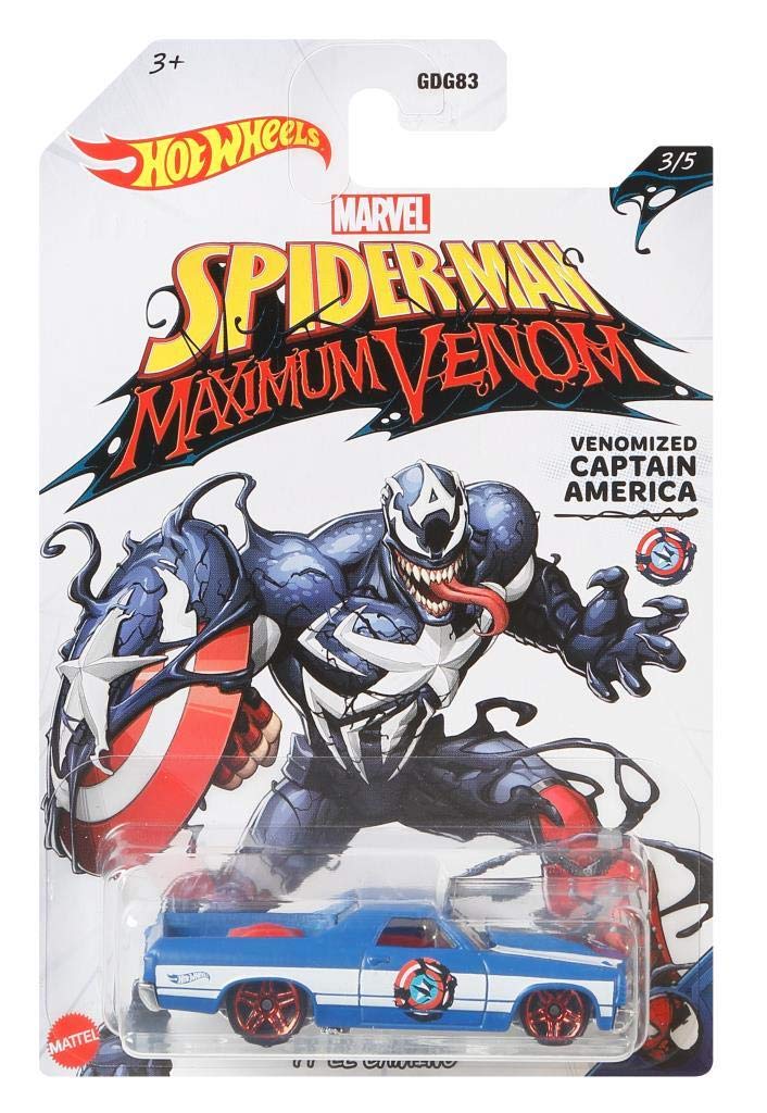 Hot Wheels '71 El Camino 3/5, [Venomized Captain America] Spider Man Maximum Venom