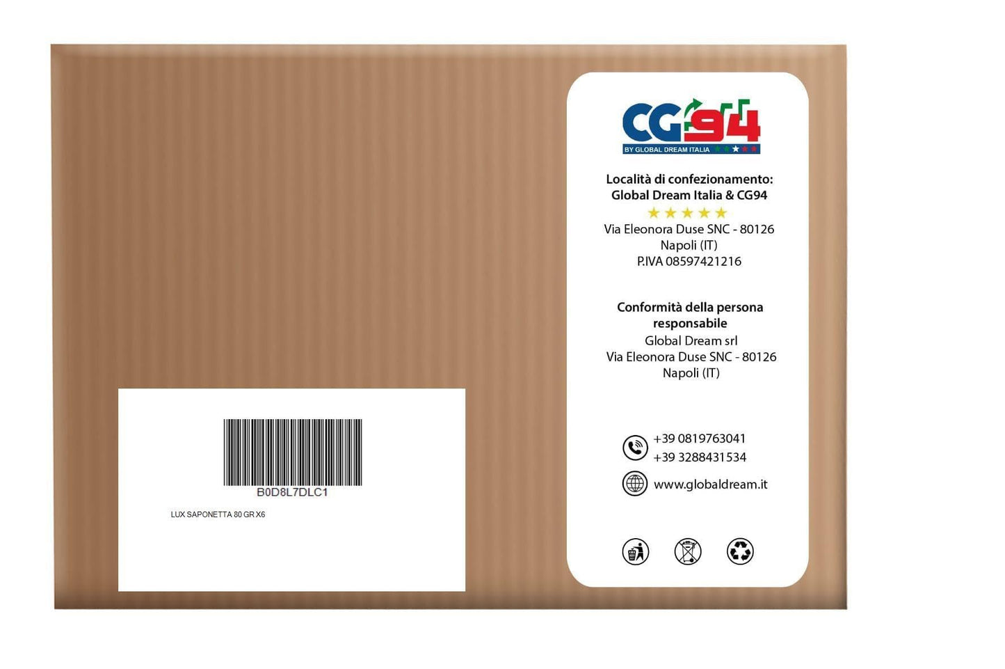 LUX SAPONETTA 80 GR X6