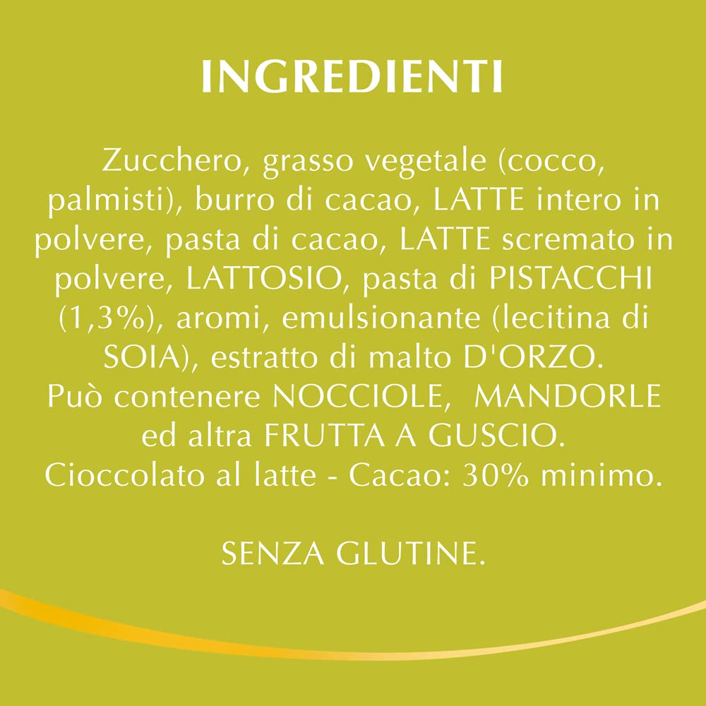 Lindt LINDOR Uovo di Pasqua Cioccolato al Latte e Pistacchio, Uovo al Cioccolato al Latte e Pistacchio con Doppio Strato e Sorpresa, 360g
