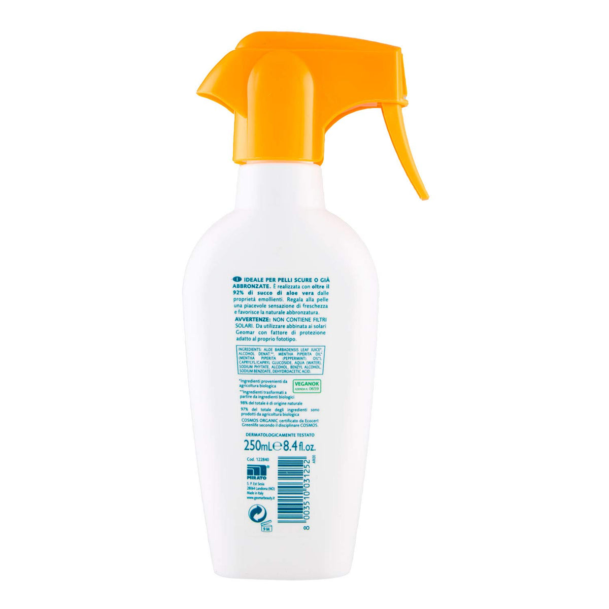 Geomar Bio Acqua Solare Aloe, 250ml