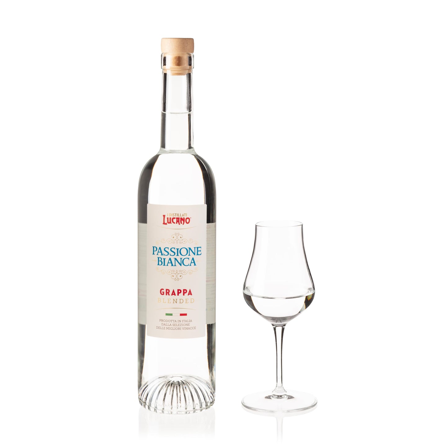 Lucano - Grappa Passione Bianca 40% ITL - Bottiglia da 70 cl