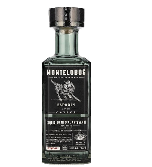 Montelobos Montelobos ESPADIN Joven 100% Agave Mezcal Artesanal 43,2% Vol. 0,7l - 700 ml