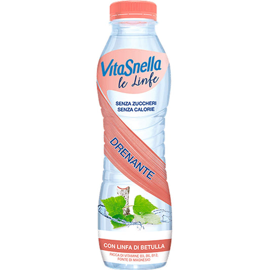 12 BOTTIGLIE DA 500 ML ACQUA FUNZIONALE VITASNELLA LE LINFE DRENANTE LINFA BETULLA