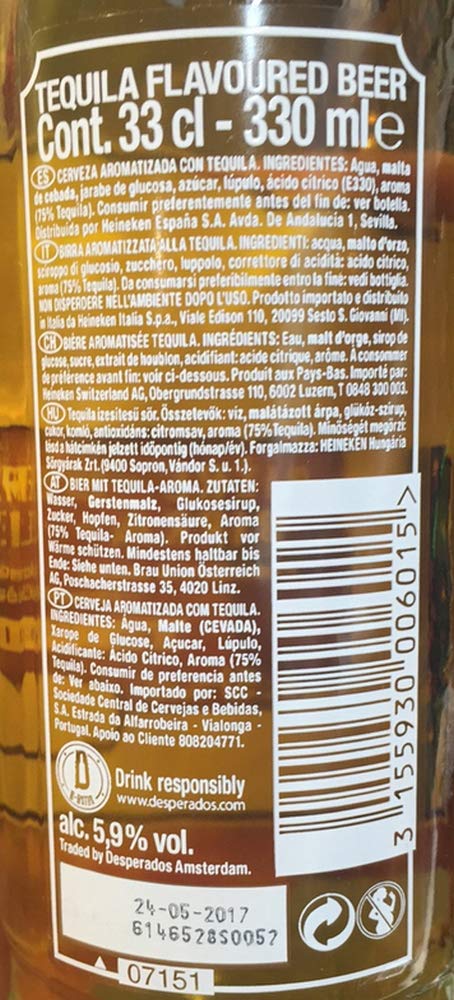 BIRRA DESPERADOS CL33 cartone 24pz