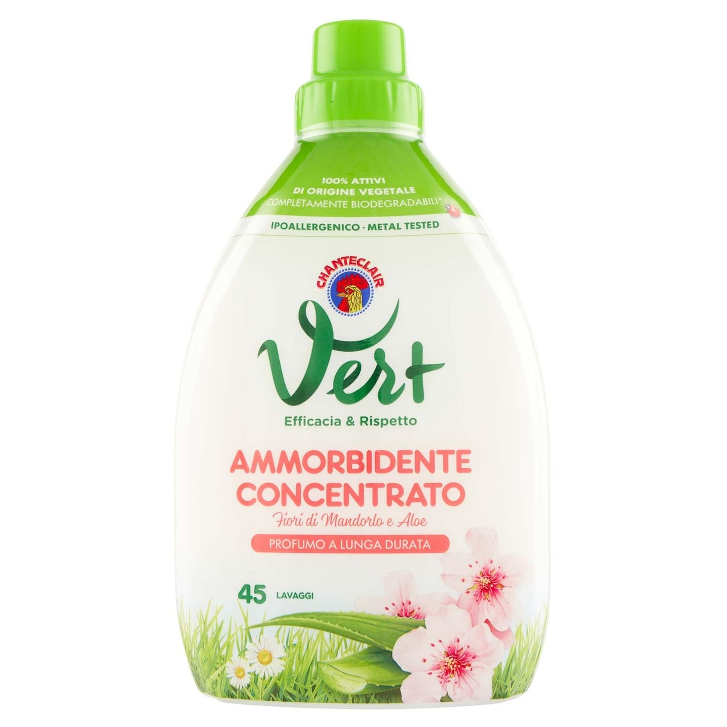 Chanteclaire Ammorbidente Concentrato Vert 45 Lavaggi, 900ml