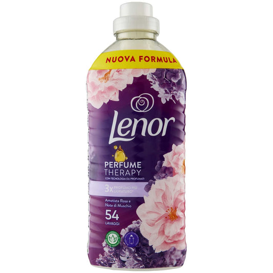 Lenor Ammorbidente Lavatrice Concentrato, Ametista Rosa e Note Di Muschio, 54 Lavaggi 1134 ml