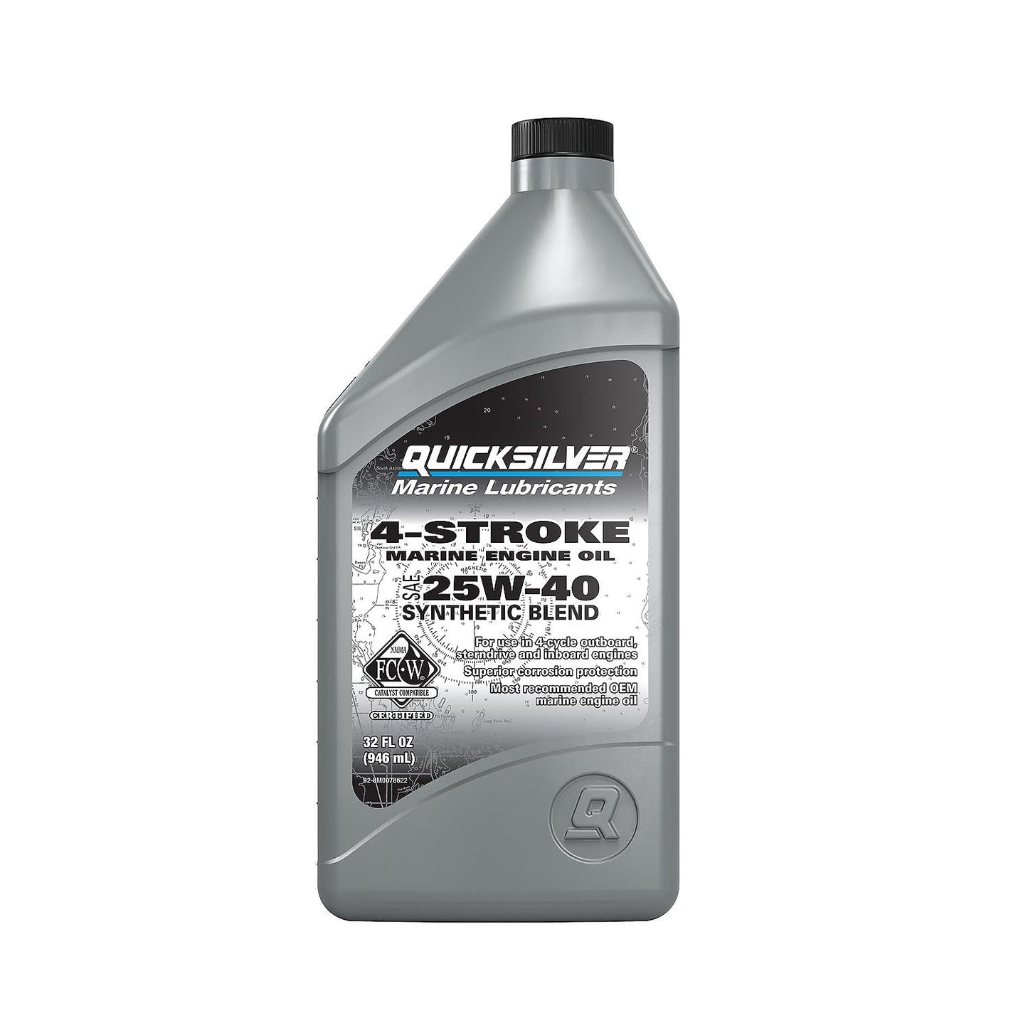 QUICKSILVER 25W-40 SYNTHETIC BLEND QT by QuickSilver