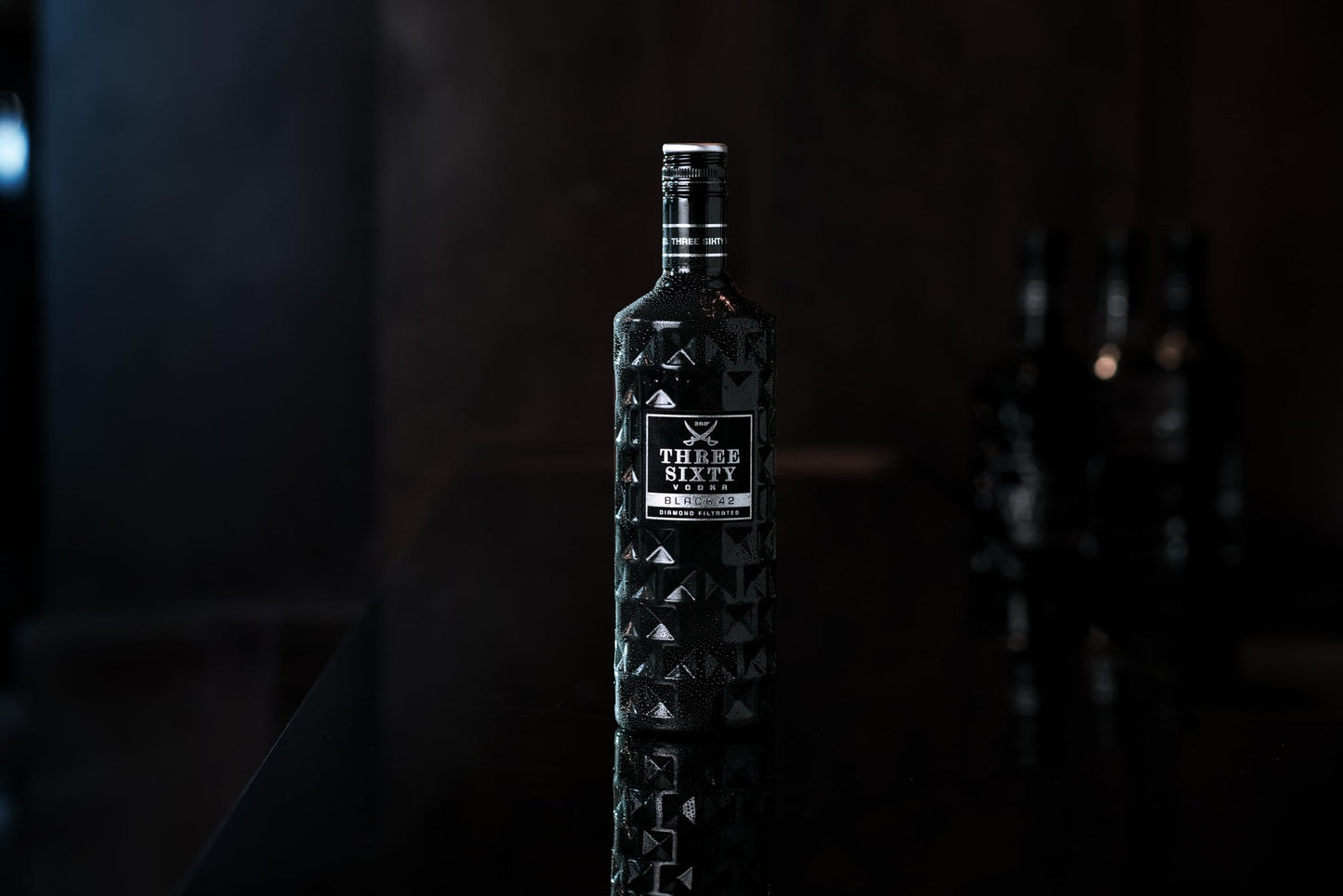 Three Sixty Black 42° Vodka cl.70