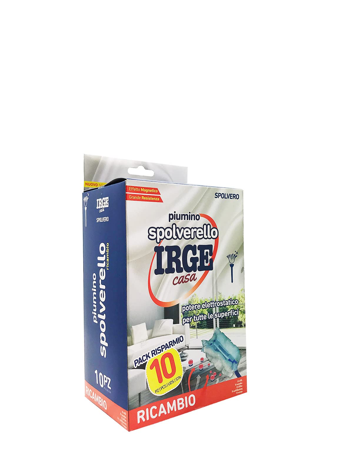 Irge Spolverello Cuffie Ricambio 10 Pz, Multicolor