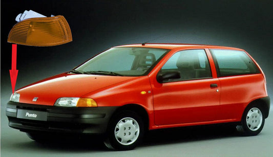 CG94 GRUPPO OTTICO ANTERIORE F!AT PUNTO 93 DX ARANCIO