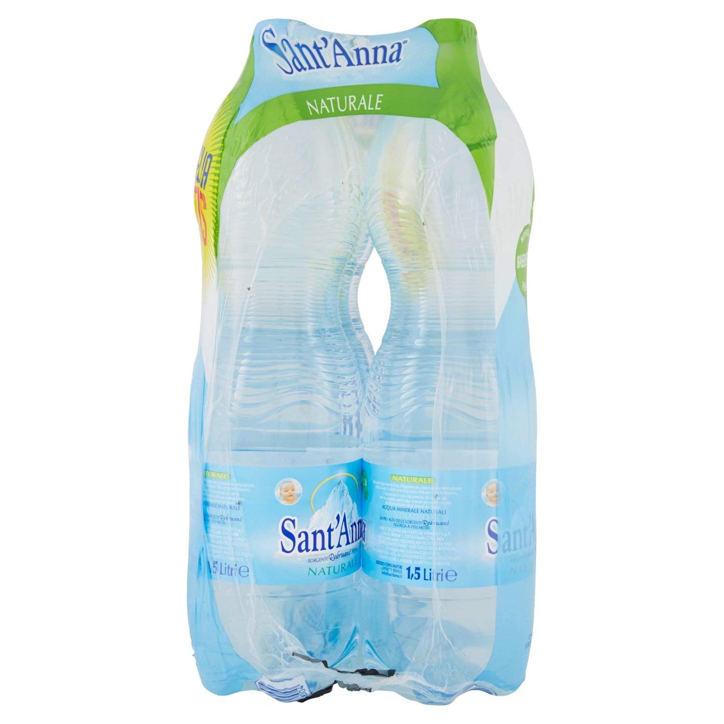 Sant'Anna Acqua Naturale Sorgente Vinadio, 6 x 1.5L