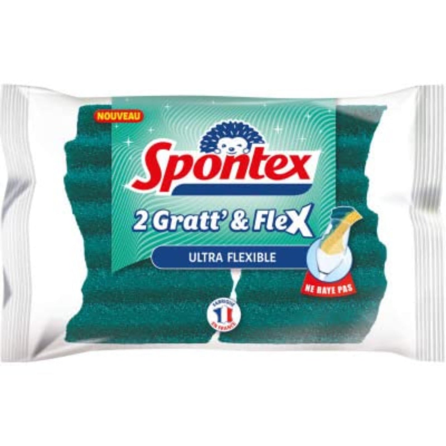 SPONTEX - Spugna Gratt & Flex - 28 spugne (14 confezioni da 2)