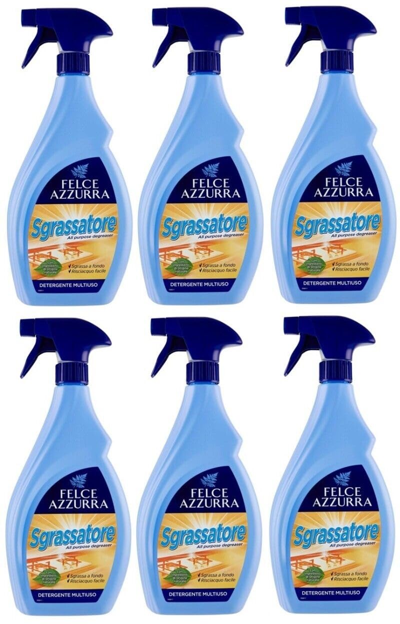 FELCE AZZURRA Sgrassatore Multiuso - Spray detergente con sgrassatore, detergente 750 ml