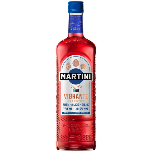 MARTINI Vibrante, 75cl / 750ml, Aperitivo Analcolico Infuso con Erbe Botaniche