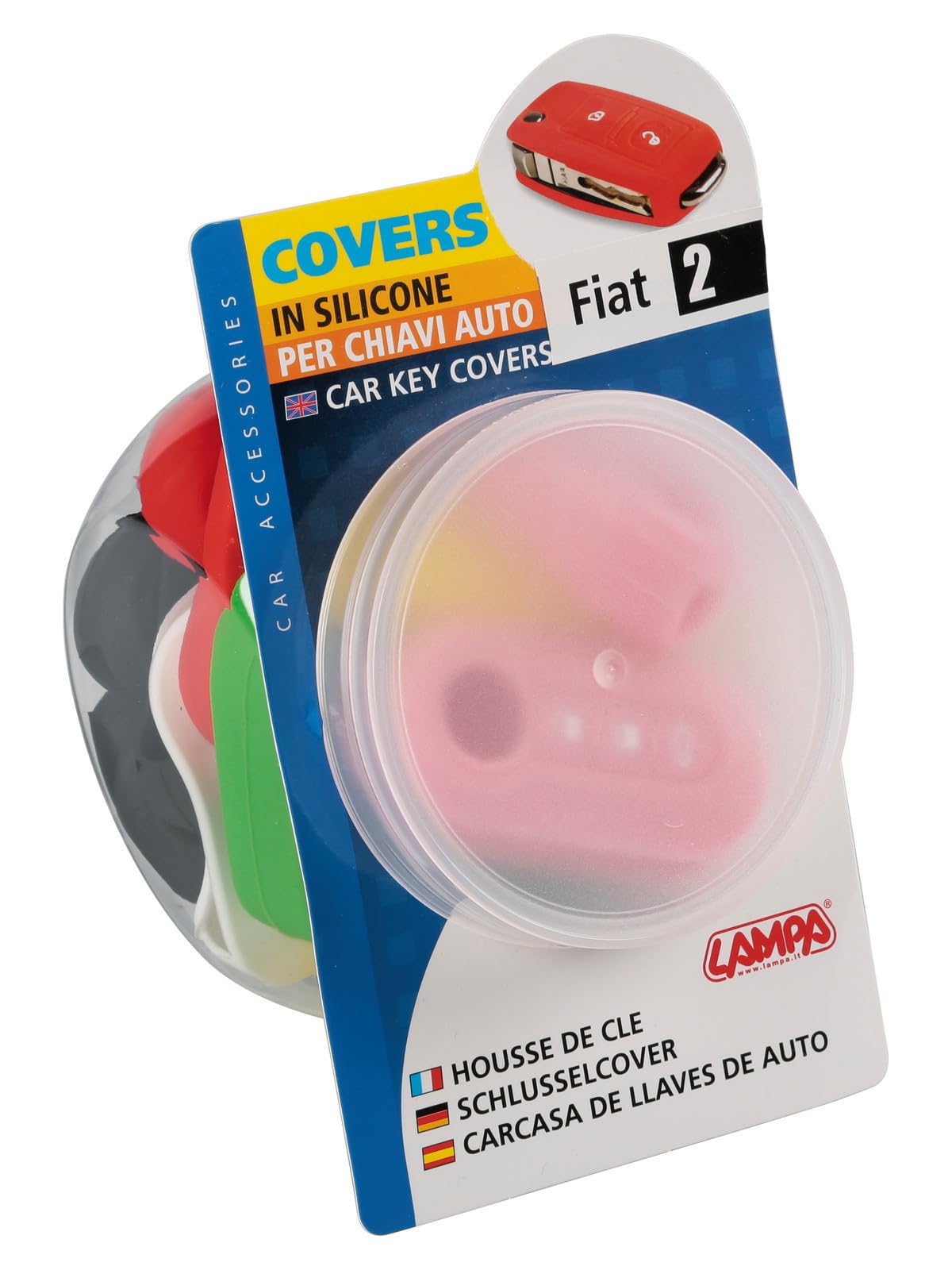 Lampa Display 20 Pezzi Key Cover Fiat/Lancia/Citroen/Peugeot 2
