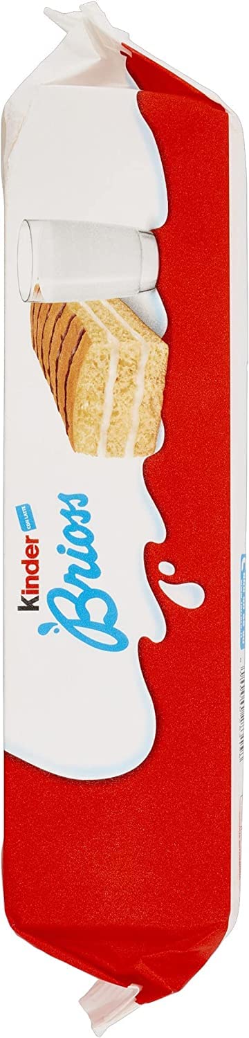 3X Kinder Brioss Italiano Spugna Dita Ricco Di Latte Riempimento 280g 10 Snack Dolci