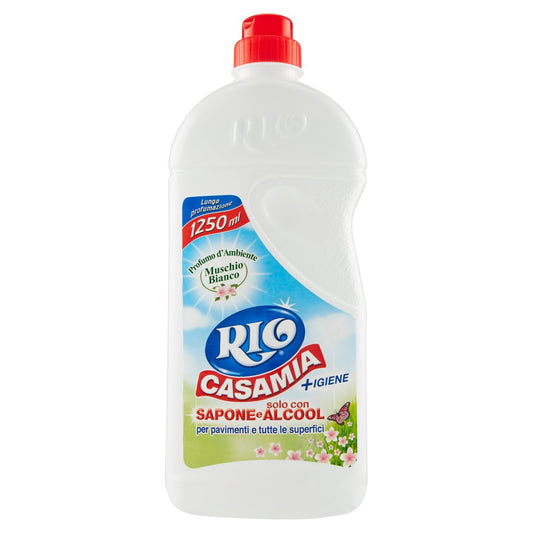 Rio Casamia Detergente per Pavimenti, Muschio Bianco, 1250ml