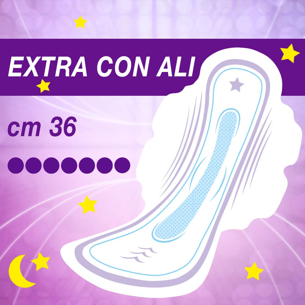 Lines Seta Ultra Assorbenti Notte Extra, Confezione da 9+1 Pezzi