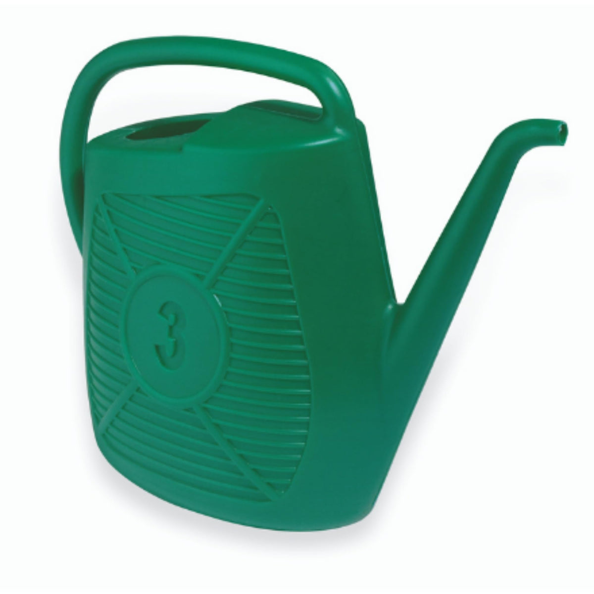 Ecoplast | Annaffiatoio da 3 Litri, Ideale per il Giardinaggio, Piante e Fiori, Comodo da Usare, Resistente, Duraturo e Indeformabile, con Doccetta Inclusa